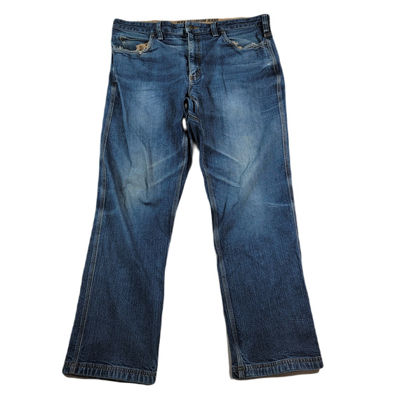 Duluth Trading Jeans Men's 38 x 30 (38x32)‎ Blue Cotton Denim Flex Ballroom - Picture 1 of 12